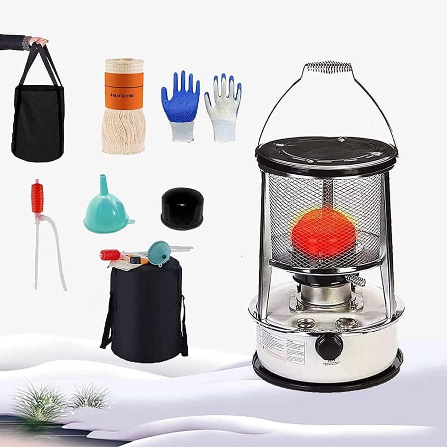 GBEN 2600W Tent Kerosene Heater Heaters, Portable Kerosene Stove Outdoor Space Heater for Ice Fishing Hiking Hunting Survival Emergency (Color : 4.6L) 22.9.23 (Color : 6l)