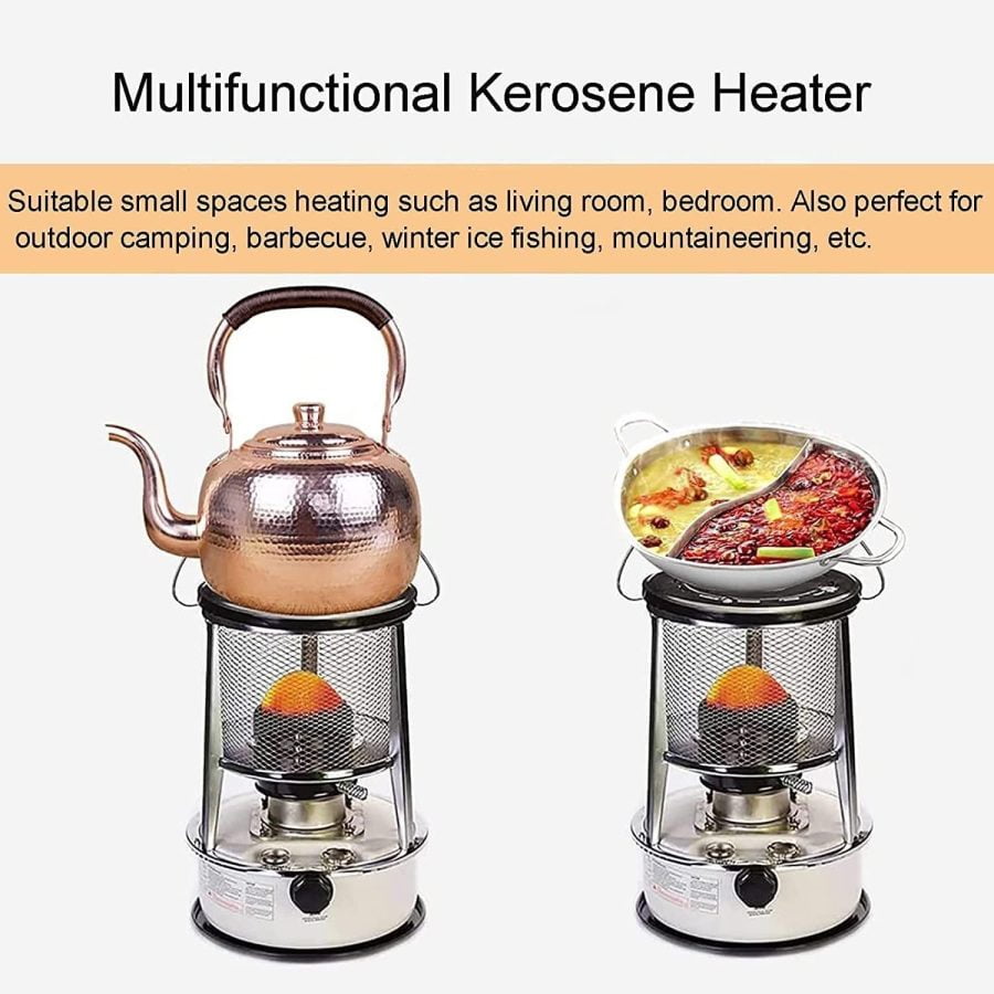 GBEN 2600W Kerosene Space Stove Heater Heaters Emergency Camping Heaters for Tents, Adjustable Firepower, for Office Room Desk Indoor Outdoor 22.9.26 (Color : 6l) - Image 4