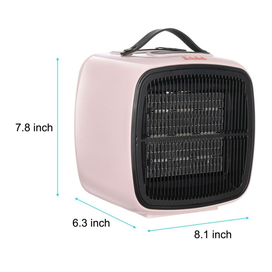 Jovati Space Heater for Indoor Use, Fast Heating Ceramic Electric Heater , Overheating & Tip-Over Protection,Portable Heater Oscillating Ceramic Heater for Bedroom, Office, and Indoor Use - Image 3