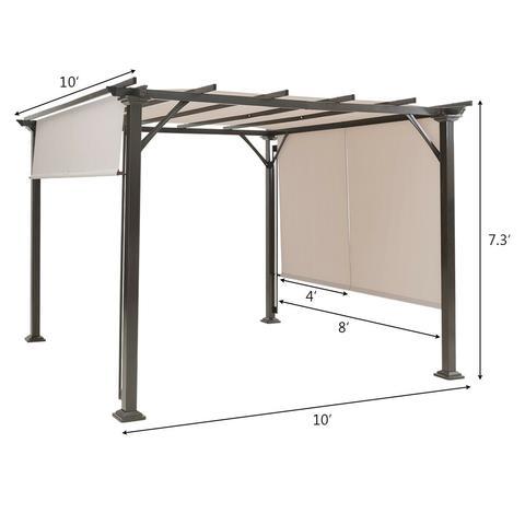 metal pergola