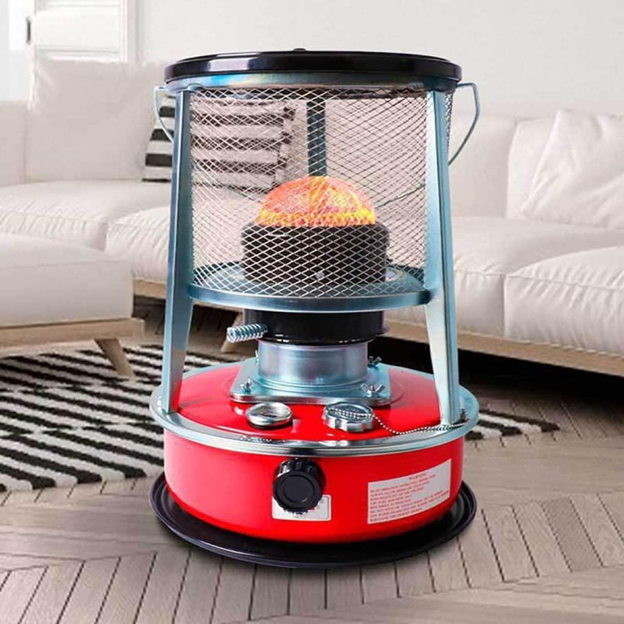 DUTIL Portable Kerosene Heater Stove,Indoor/Outdoor Emergency Cooking Kerosene Stove Burner, fire Power Adjustable,Low Fuel Consumption,no Electricity Required (Size : 32X32X46cm) - Image 4