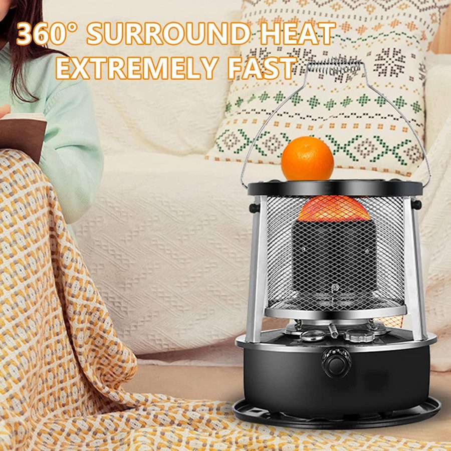 Kerosene Heater Stove, Portable Kerosene Stove Heater, Lightweight Kerosene Oil Heater, Camping Oil Heaters for Indoor Outdoor Patio,Blue - Image 2