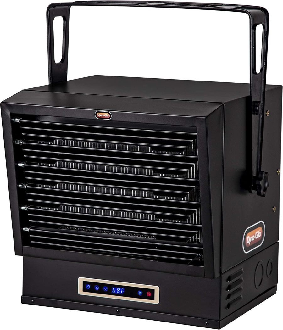 Dyna-Glo EG10000DH Dual Heat 10,000W Electric Garage Heater, Black