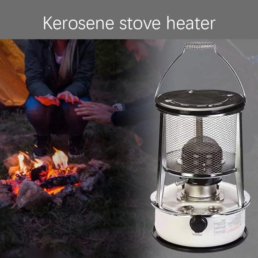 IIIHAT Kerosene Stove, Kerosene Stove Heater, Indoor Kerosene Heater, Suitable for Indoor and Outdoor Kerosene Space Heaters, Camping Heating (White-6L) - Image 2