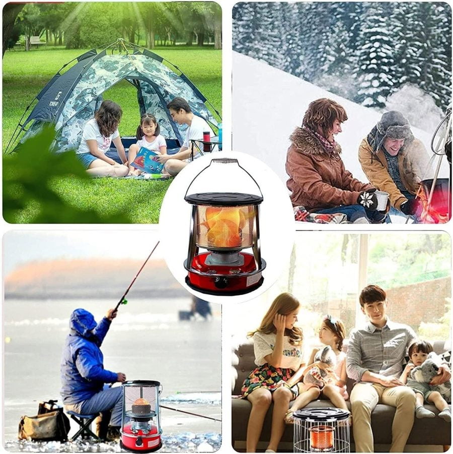 GBEN 2 in 1 Portable Kerosene Heater Outdoor Radiant Heating Stove Tent Heater for Camping, Adjustable Firepower, for Ice Fishing Hiking Hunting Survival Emergency & Patio 22.9.23 (Color : 4.6l) - Image 5