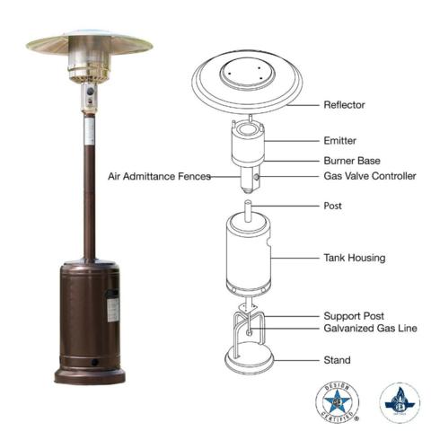 outdoor propane heater