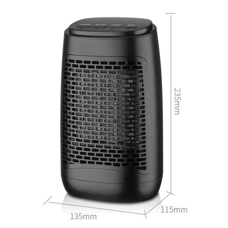 Jovati Space Heater for Indoor Use, Fast Heating Ceramic Electric Heater , Overheating & Tip-Over Protection,Portable Heater Oscillating Ceramic Heater for Bedroom, Office, and Indoor Use - Image 3