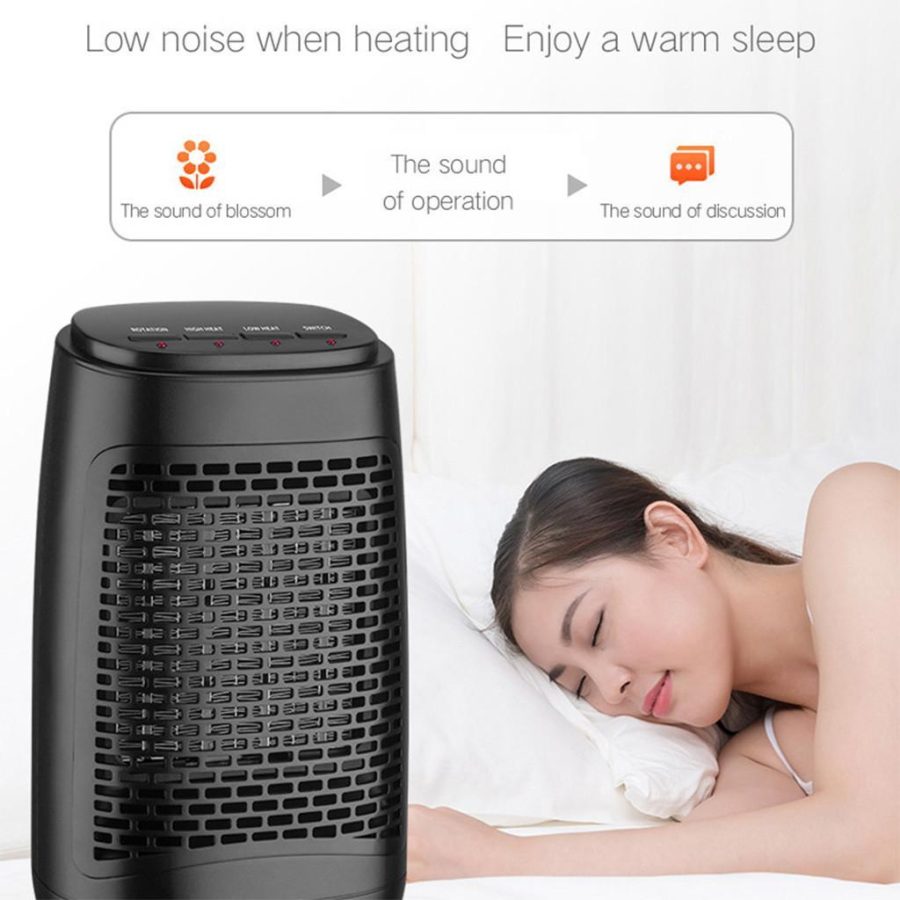 Jovati Space Heater for Indoor Use, Fast Heating Ceramic Electric Heater , Overheating & Tip-Over Protection,Portable Heater Oscillating Ceramic Heater for Bedroom, Office, and Indoor Use - Image 5