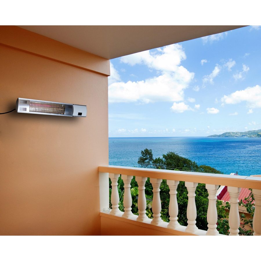 EnerG+ HEA-21545 Wall or Ceiling Mount Gold Tube Infrared Electric Heater, 1500W - Image 4