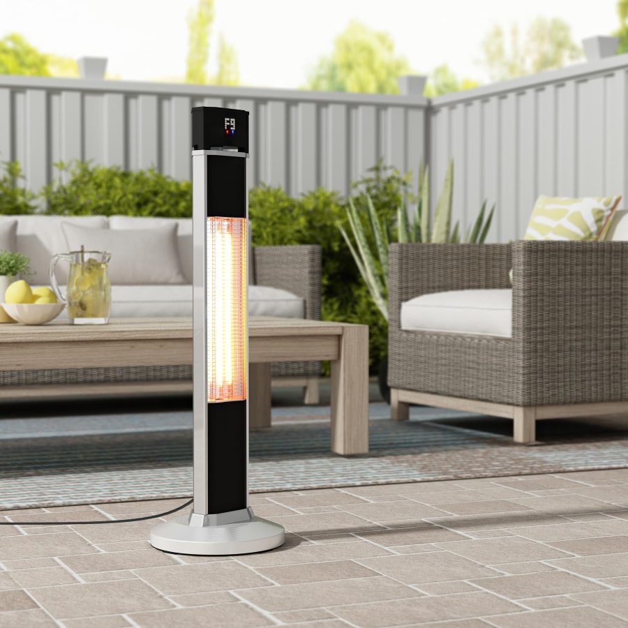 Erkang Free Standing Patio Space Heater for Indoor/Outdoor Electric - Image 3