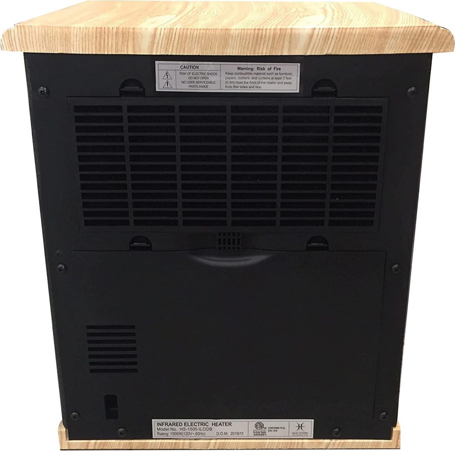 Heat Storm HS-1500-ILODB Cabinet Heater, Black - Image 4