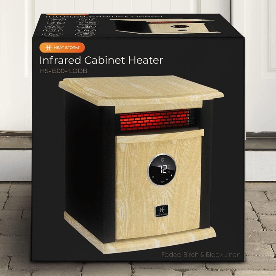 Heat Storm HS-1500-ILODB Cabinet Heater, Black - Image 9