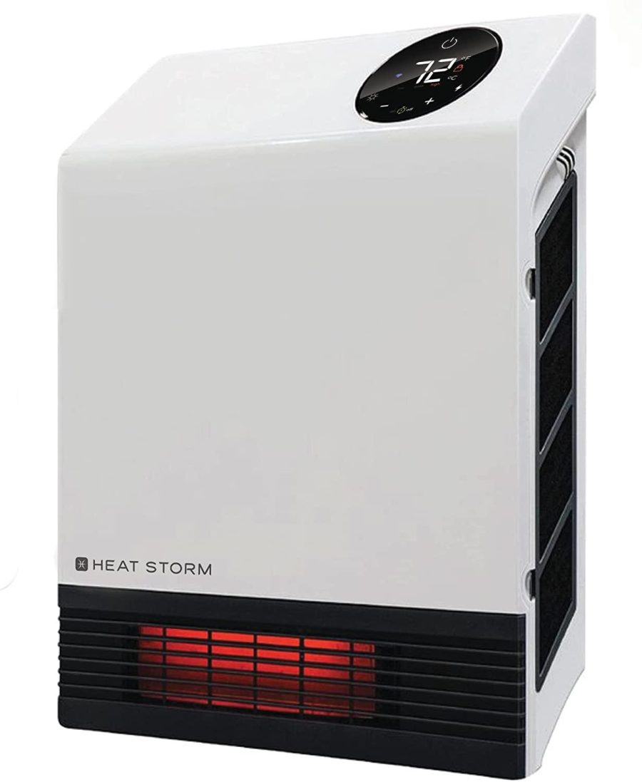 Heat Storm HS-1000-WX-WIFI WiFi Infrared Wall Heater, 1000 Watt