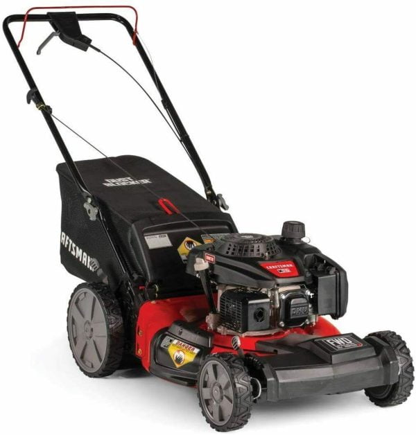 Craftsman M215 159cc 21-Inch 3-in-1 High-Wheeled FWD Self-Propelled Gas ...