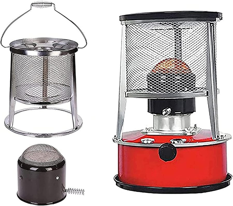 jucyuanhang Kerosene Heater, Portable High-Efficiency Camping Stove, Smokeless, Explosion-Proof, High-Temperature and Low-Temperature Resistant, Anti-Drop, Suitable for Indoor Hiking, Fishing