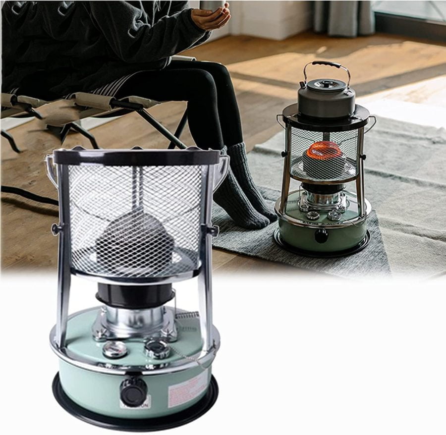 EBOEL Heaters for Home, Kerosene Stove for Indoor Use 4.5L, Portable Heater for Heating Without Electricity, 360 Surround Heating,Camping Stove Heater for Ice Fishing Hiking Survival