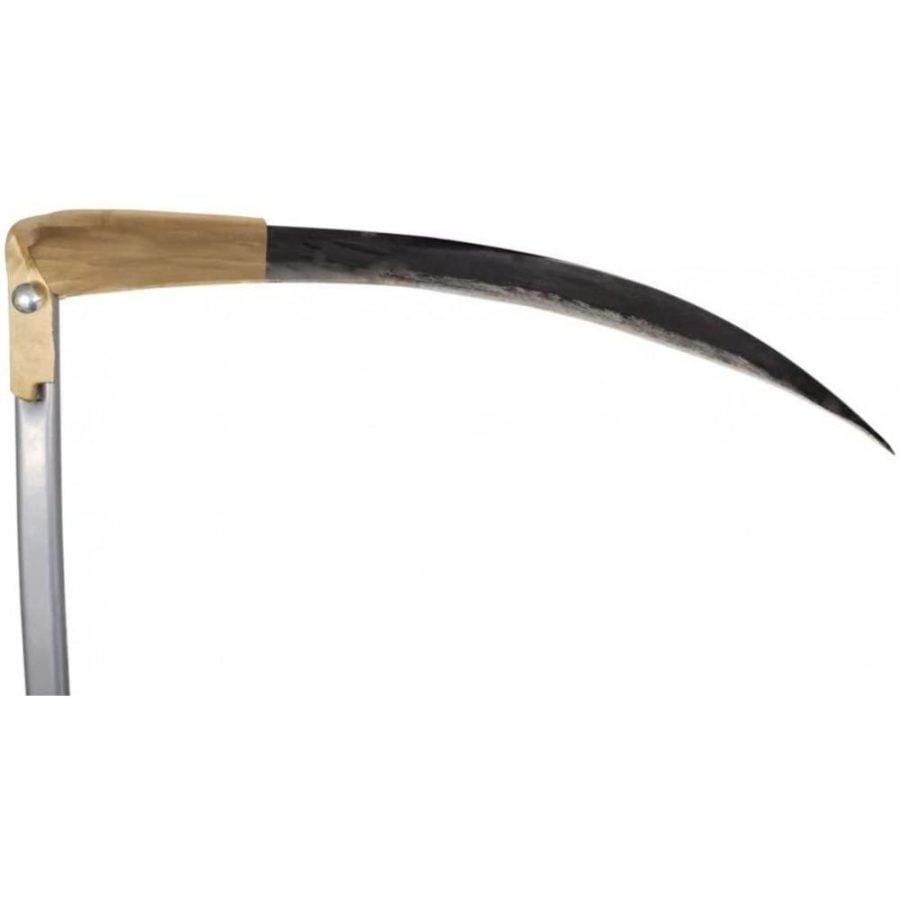 Festnight Grass Sickle Scythe Manual Weeder with Grinding Stone, Great for Cutting Wheat, Oats, Barley 4' 7" - Image 6