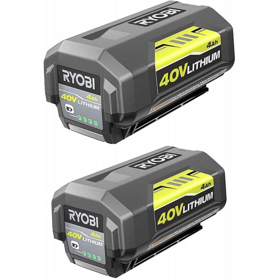 2-Pack Ryobi OEM 40V 4.0Ah Lithium-Ion Battery set OP4040