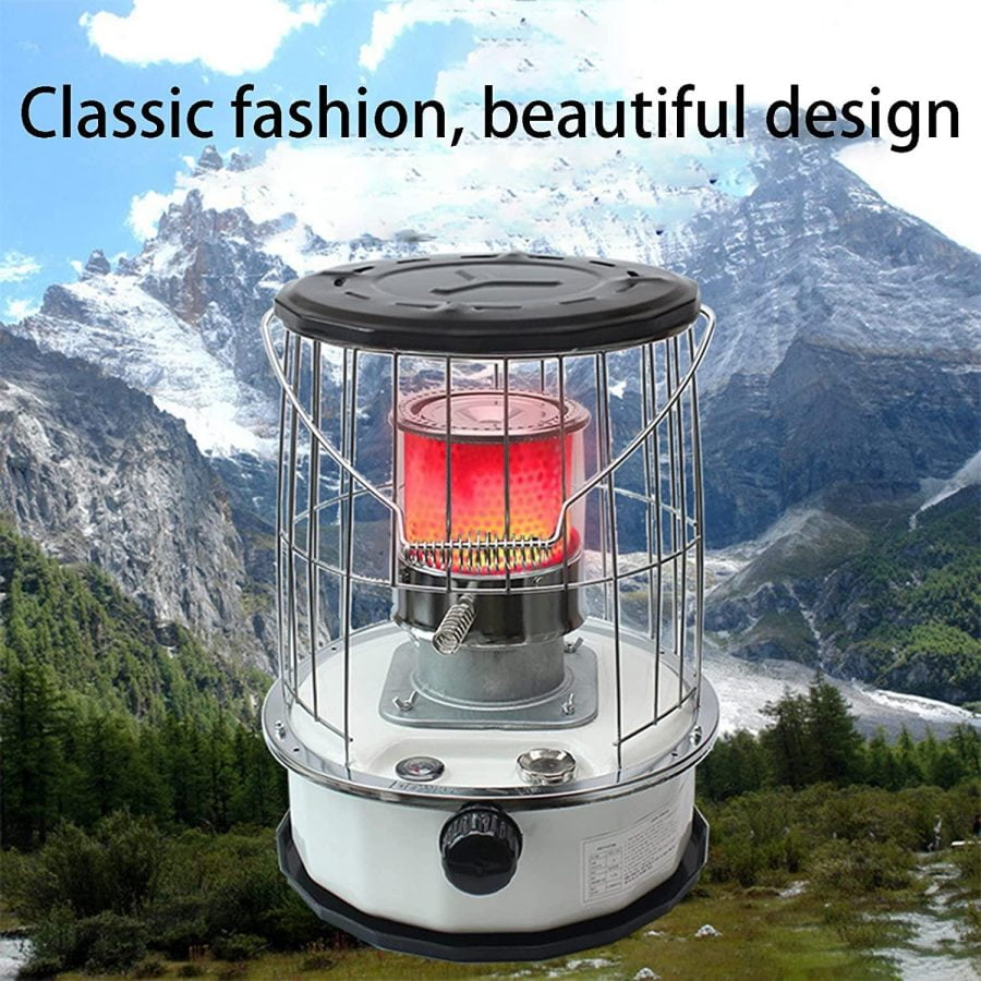 VYROL Kerosene Heater, Kerosene Heaters with Automatic Extinguishing and Falling Protection, for Indoor Apartment Bathroom Camping Tent Heater(Size : White 6l) - Image 3