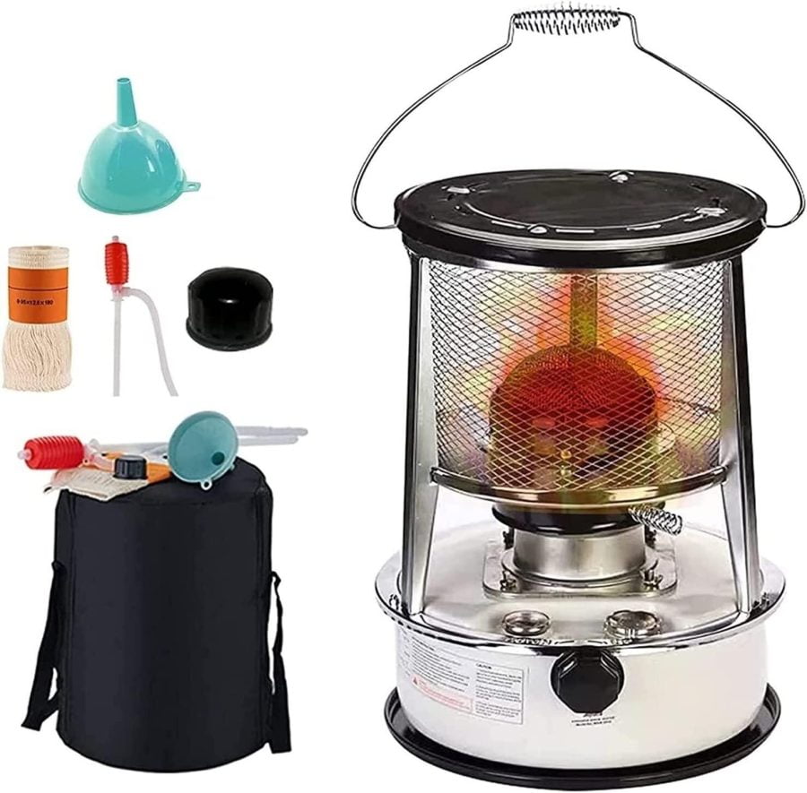 GBEN Kerosene Heaters Kerosene Stove Portable Heaters for Indoor Use for Ice Fishing Hiking Hunting Emergency 4.6L / 6L 22.9.22 (Color : 6l)