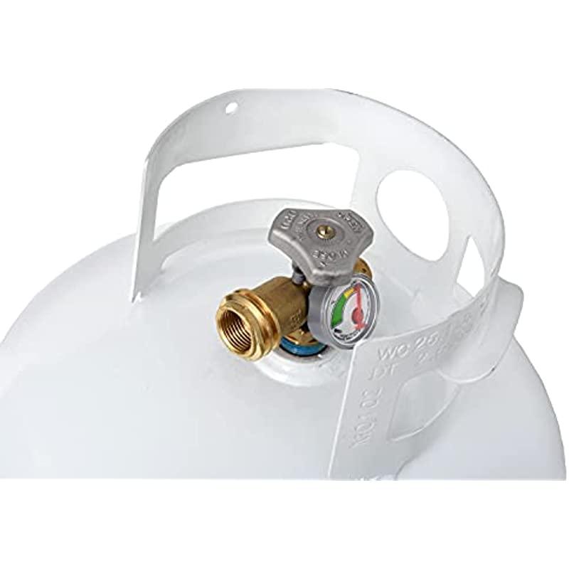 Flame King Ysn11sqt 11 Pound Propane Tank Cylinder Squatty With Type 1 Opd Valve White Xihlva 