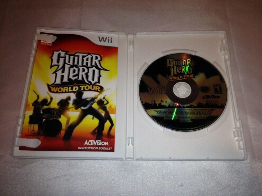 NINTENDO WII Guitar Hero World Tour Complete Band Game Bundle CIB Video Game Wii - Image 4