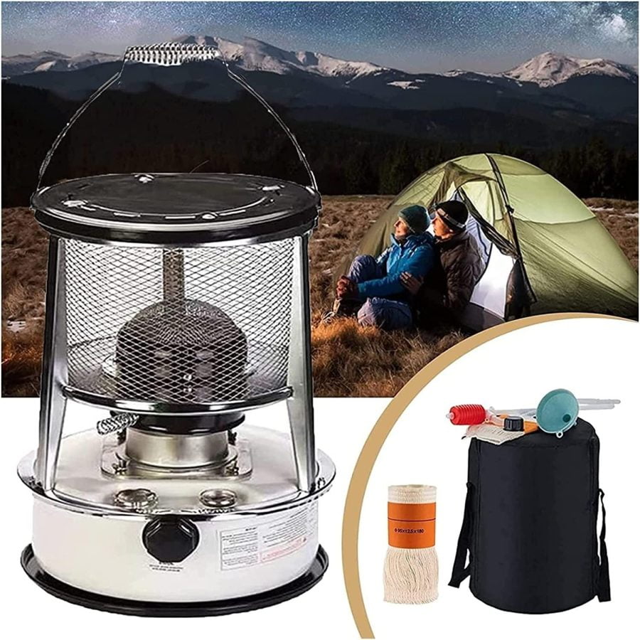 GBEN Kerosene Heaters Kerosene Stove Tent Heater Safety with Adjustable Flame, for Ice Fishing Hiking Hunting Survival Emergency Patio 22.9.22 (Color : 6l)