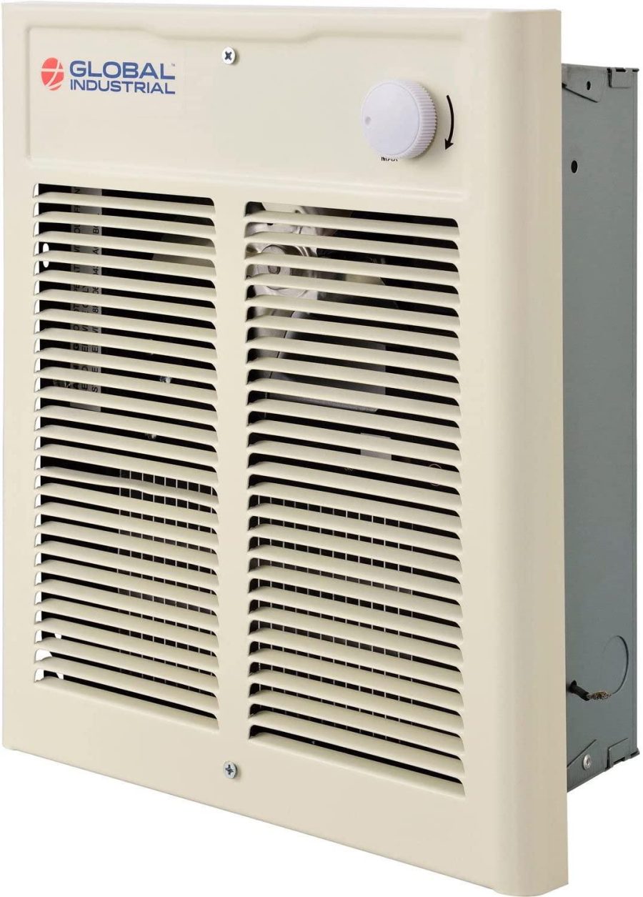 Fan Forced Wall Heater, Shaded Pole Motor, 1500/2000W, 208/240V