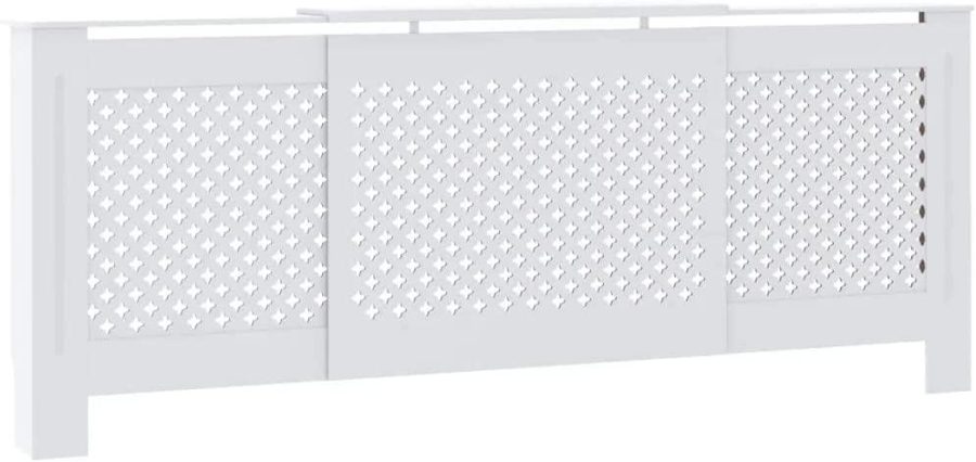 vidaXL 1/2x Radiator Cover MDF Heater Heating Side Cabinet Multi Colors/Sizes