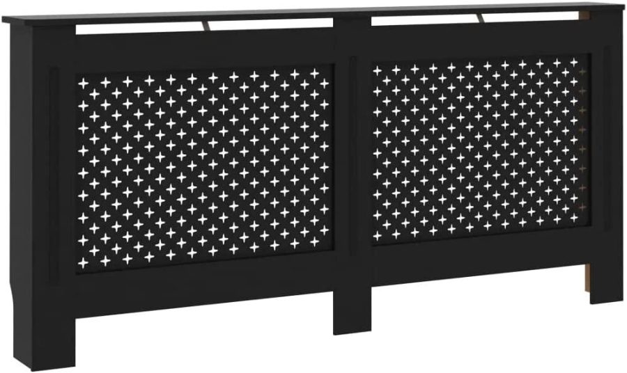 vidaXL 1/2x Radiator Cover MDF Heater Heating Side Cabinet Multi Colors/Sizes - Image 2