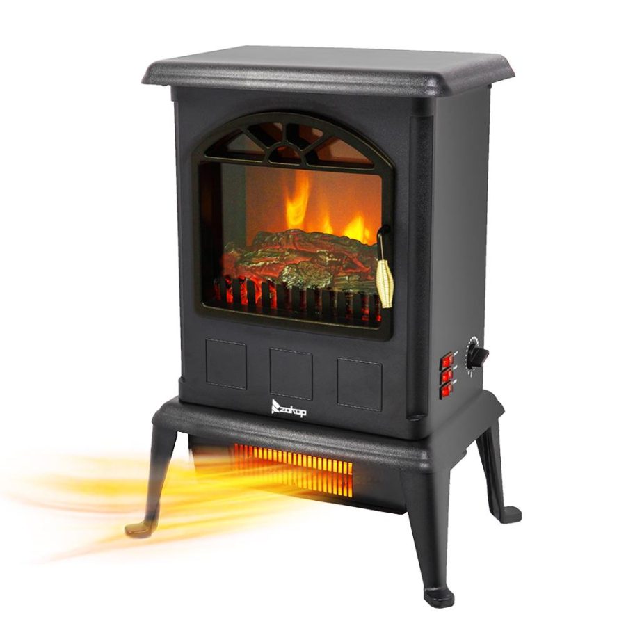 Electric Fireplace Heater,Infrared Space Heater 1500W Ultra Strong Power