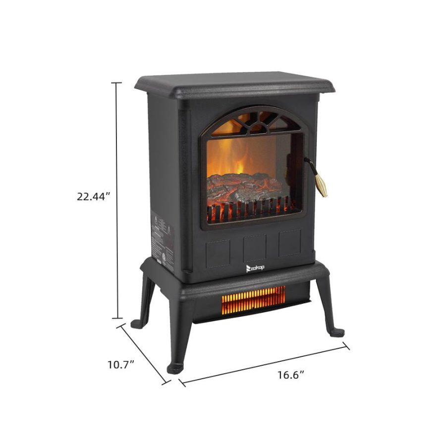 Electric Fireplace Heater,Infrared Space Heater 1500W Ultra Strong Power - Image 6